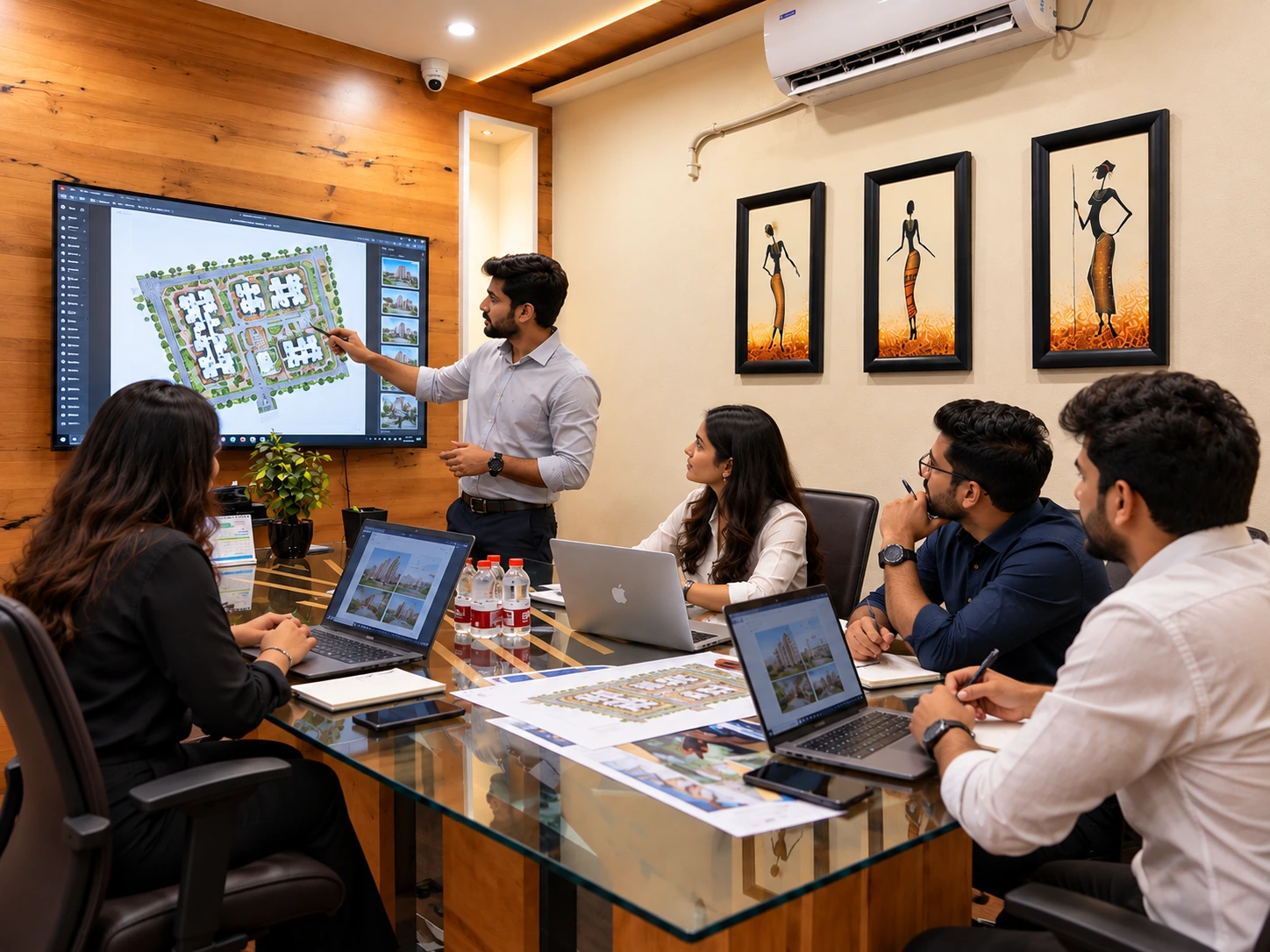 SKYTOWN GROUP team at work in Hubballi
