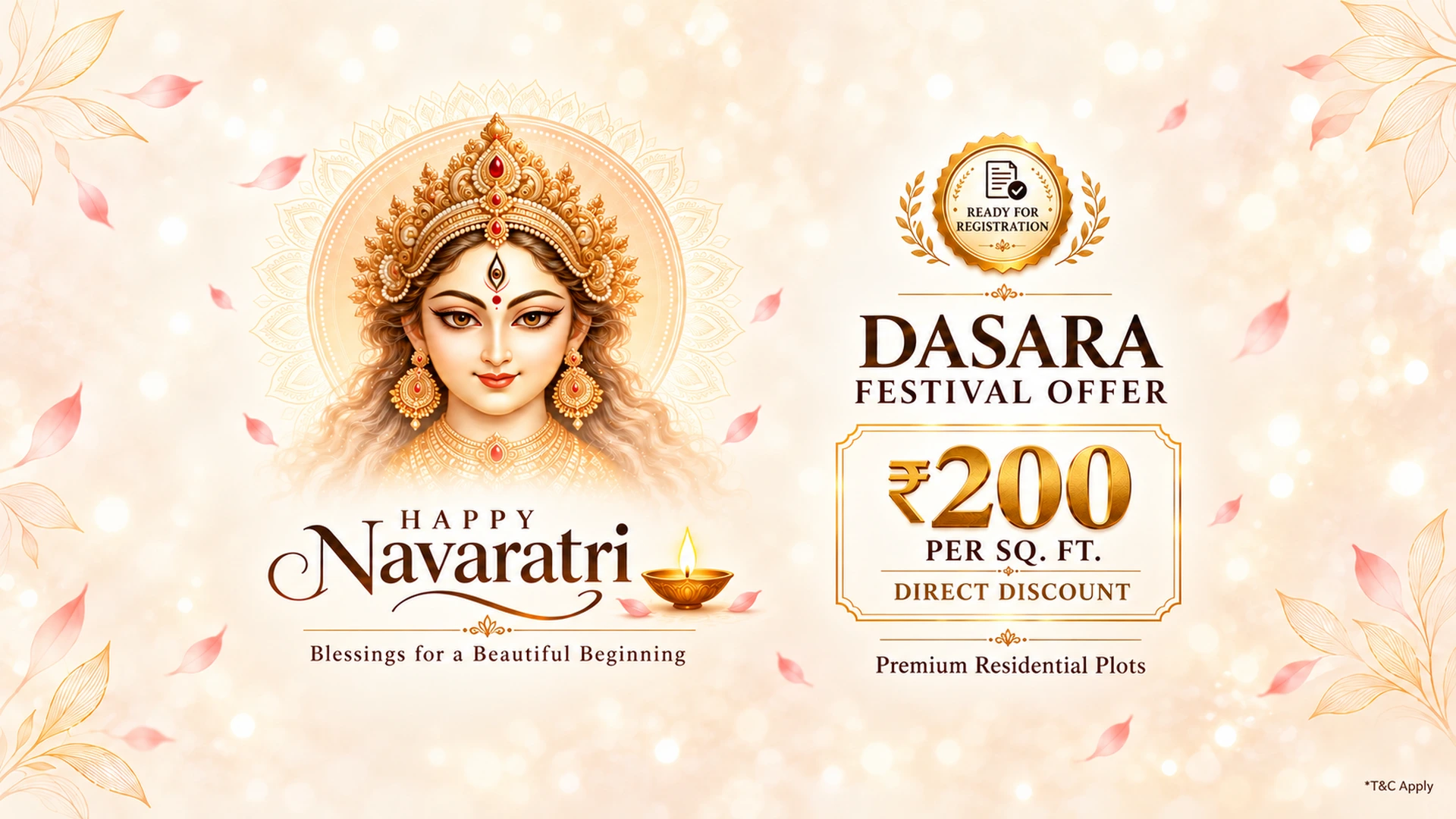 Happy Navratri from SKYTOWN Group