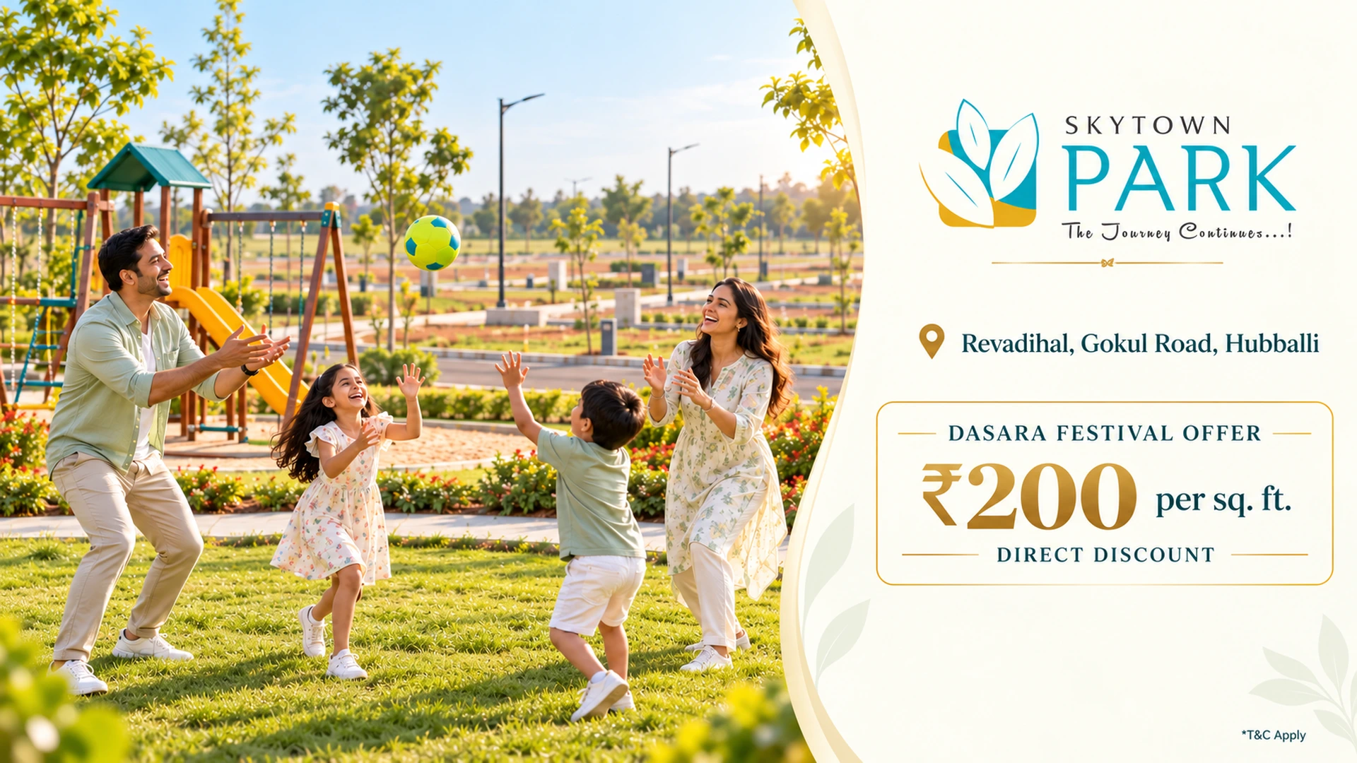 SKYTOWN Park residential project in Hubballi