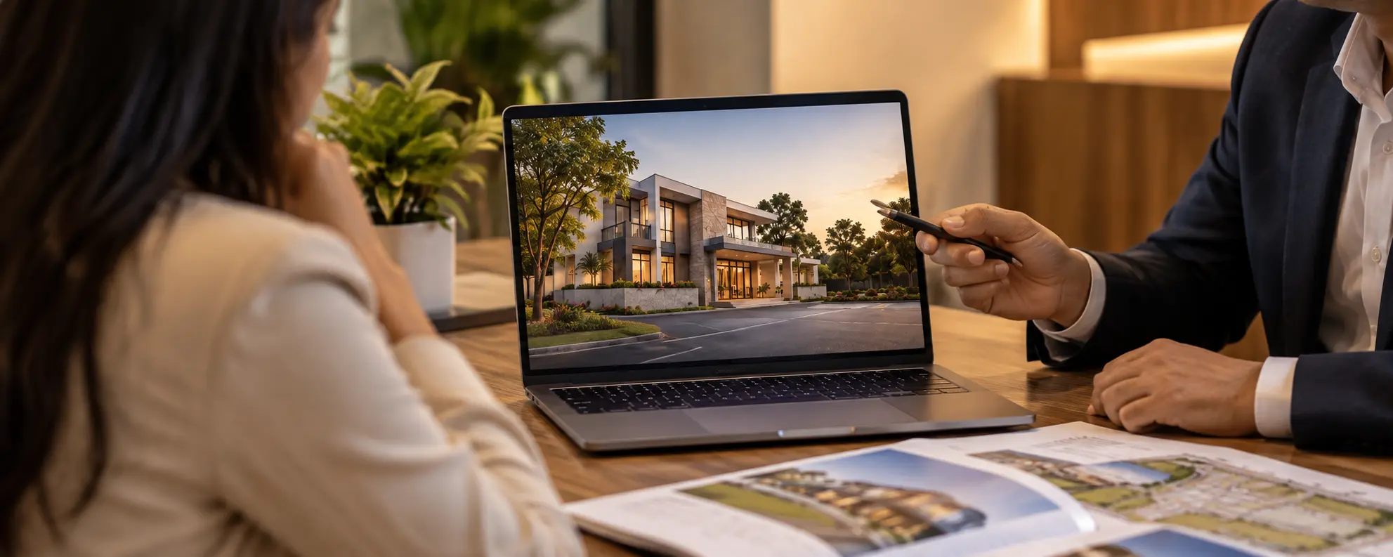 A residential project presented remotely
