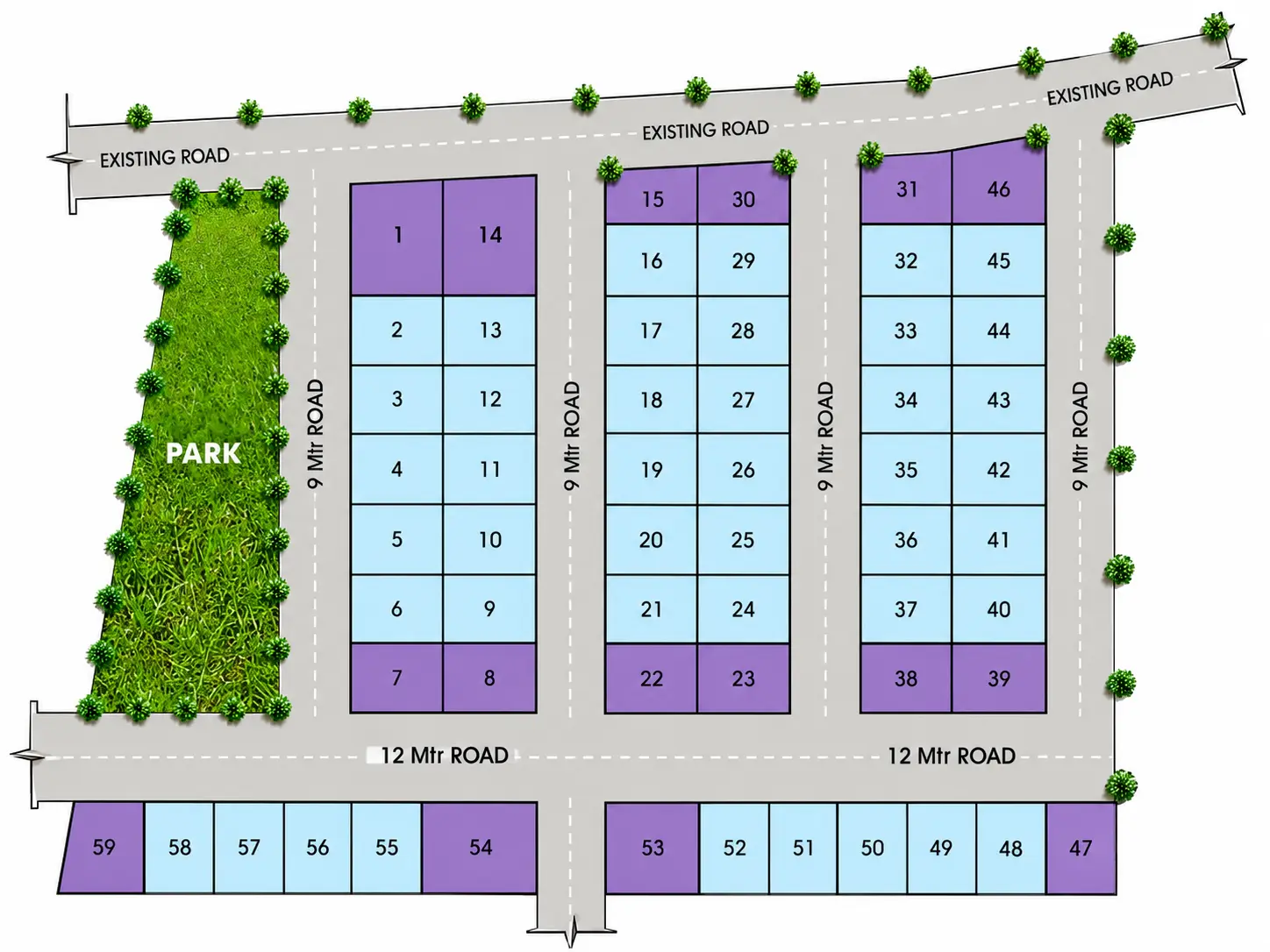 SKYTOWN BLUE GARDENS Master Plan