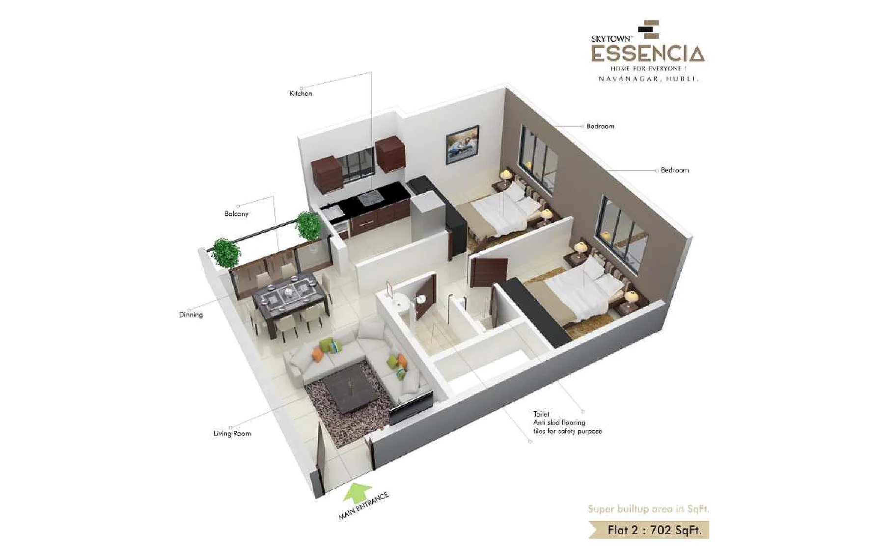 SKYTOWN ESSENCIA Floor Plan 3