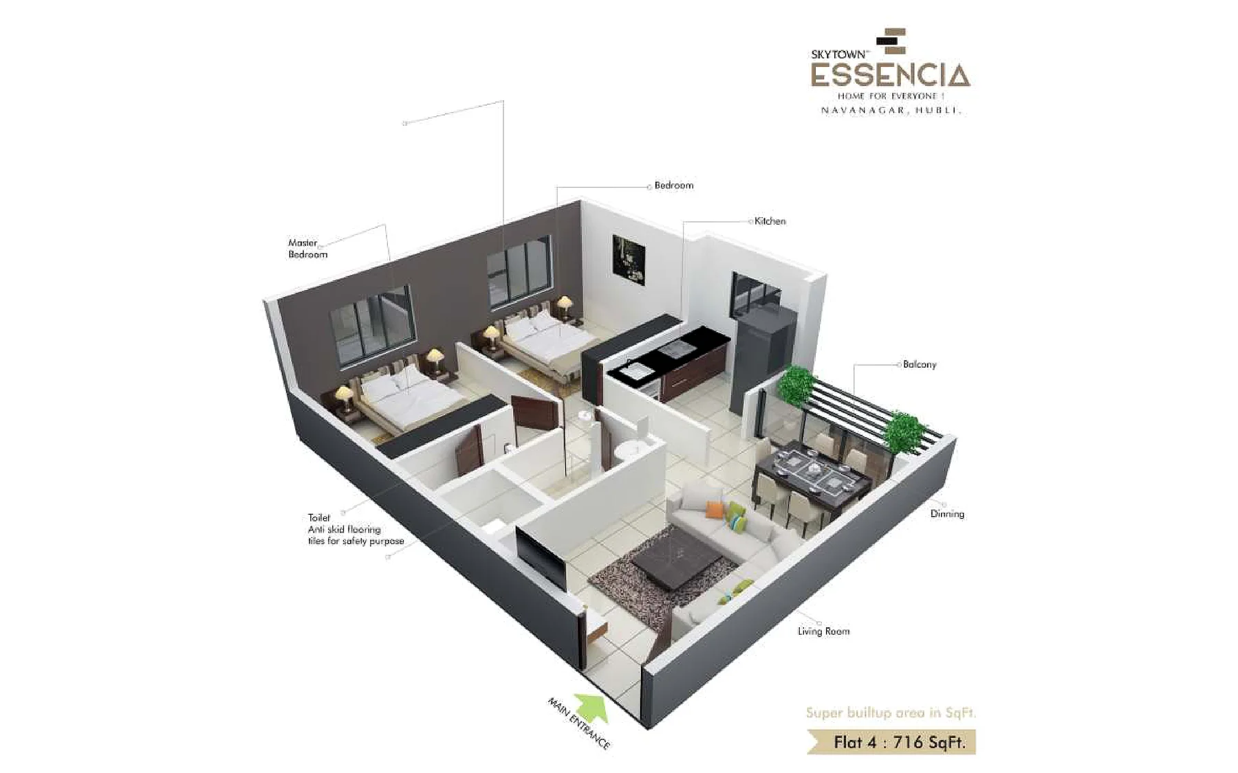 SKYTOWN ESSENCIA Floor Plan 5