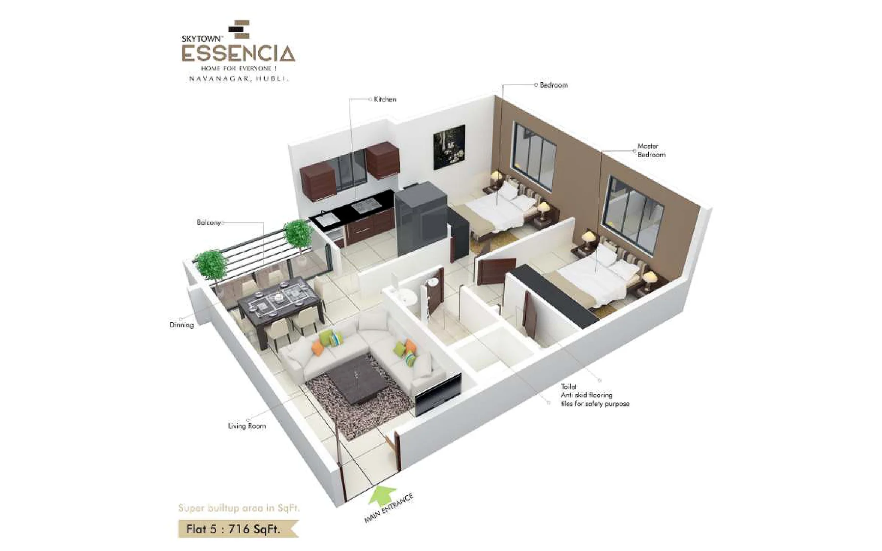 SKYTOWN ESSENCIA Floor Plan 6
