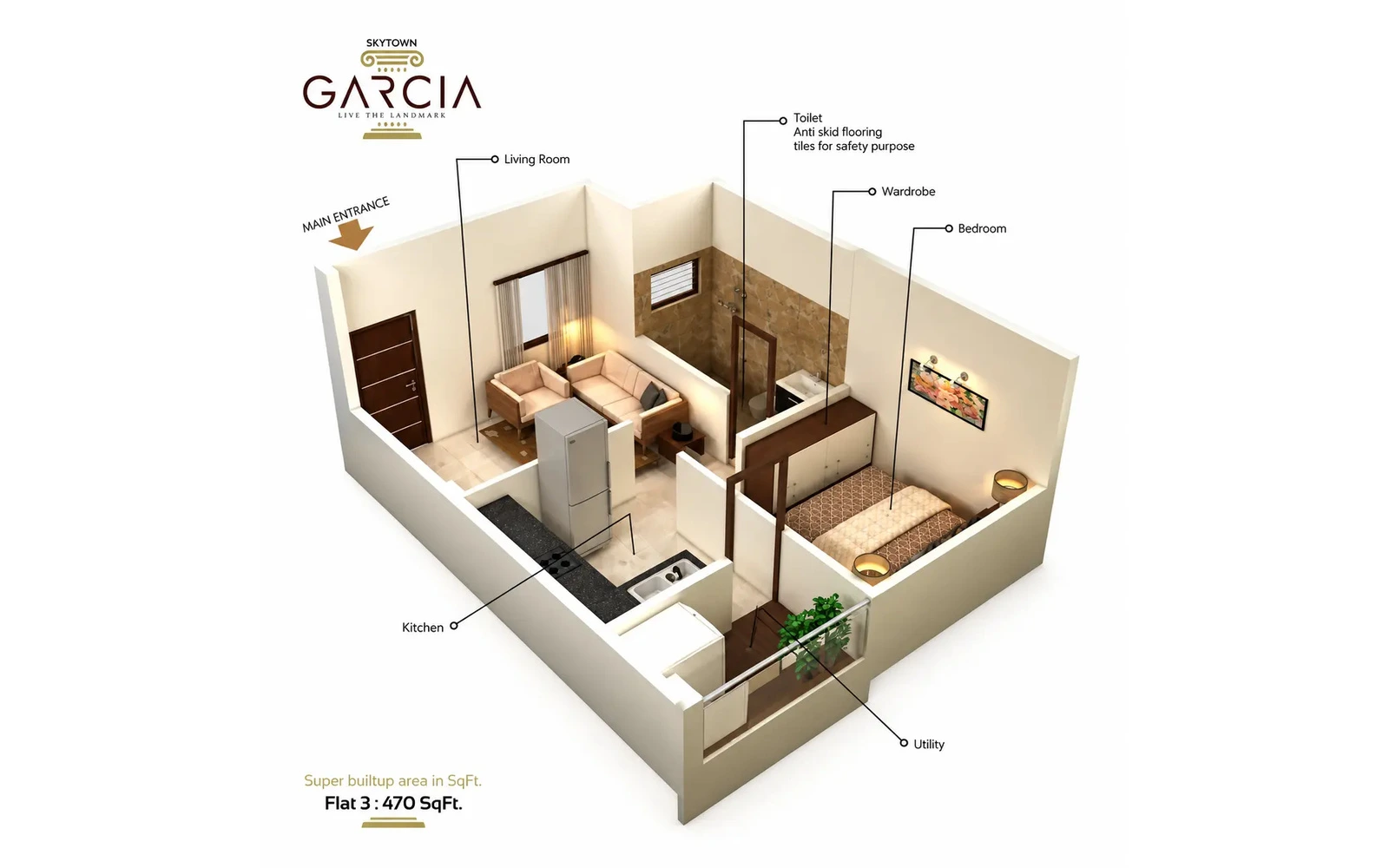 SKYTOWN GARCIA Floor Plan 2