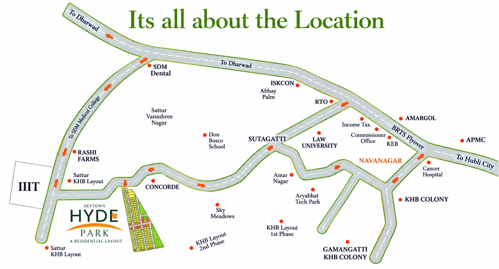 Location map for SKYTOWN HYDE PARK