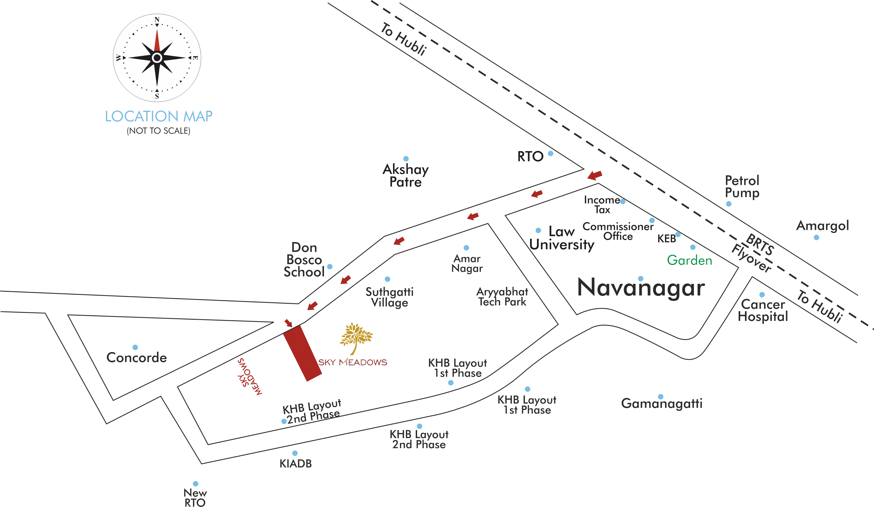 Location map for SKYTOWN SKY MEADOWS