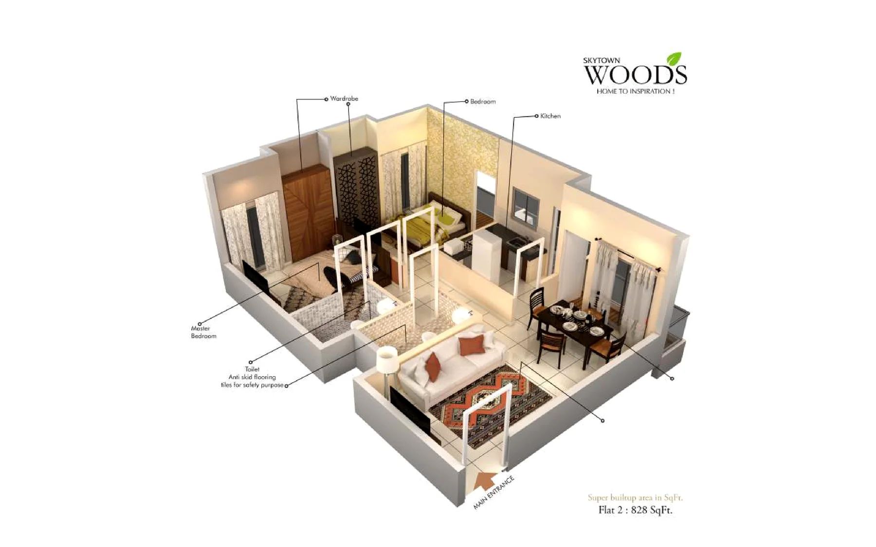 SKYTOWN WOODS Floor Plan 4